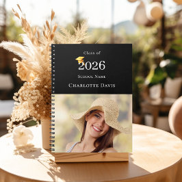 Photo Modern Black Senior Graduate Notizblock