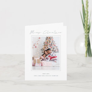Photo moderne 2026 Calendrier Joyeux Noël carte