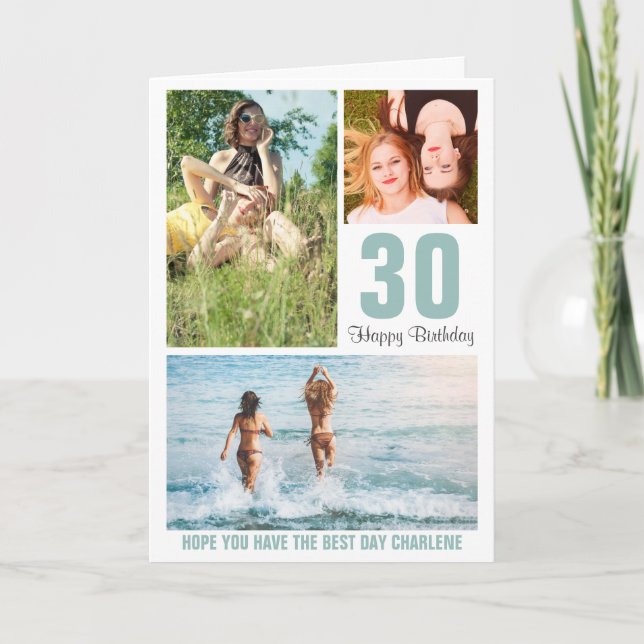 Photo moderne Carte d'anniversaire n'importe quel  (Devant)