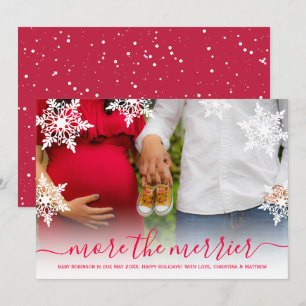 Photo moderne Carte de Faire-part de grossesse de