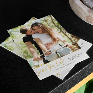 Photo moderne design Enregistrer la carte Date