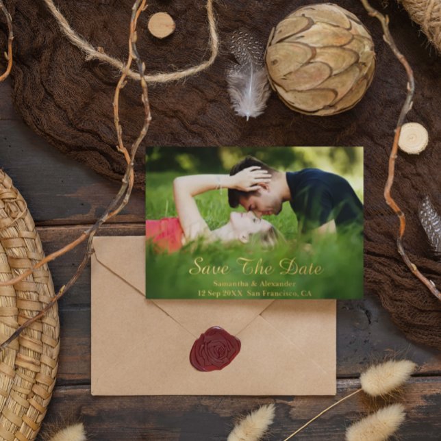 Photo Moderne Enregistrer La Carte Date (Créateur téléchargé)