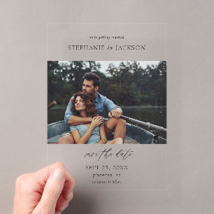 Photo Moderne H Pano Faire-Part de Mariage