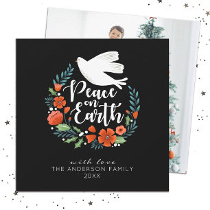 Photo moderne Joyeux Noël Carte