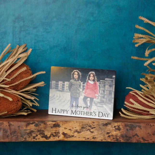 Photo moderne Plaque de la fête des mères (Côté)