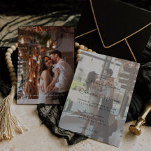 Photo Moderne Vertical 9 Faire-part de mariage