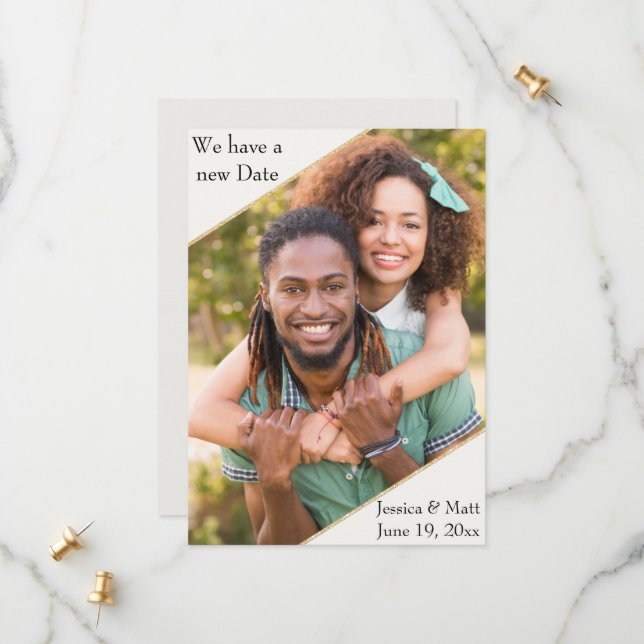 Photo Modifier La Carte Date (Devant/Arrière en situation)