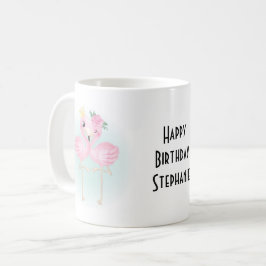 Photo Mug Avec Texte Pour Enfants | FLAMANTS ROSES