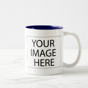Photo mug - bleu marine 11oz modèle