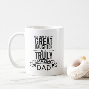 Photo Mug personnalisée Père fille