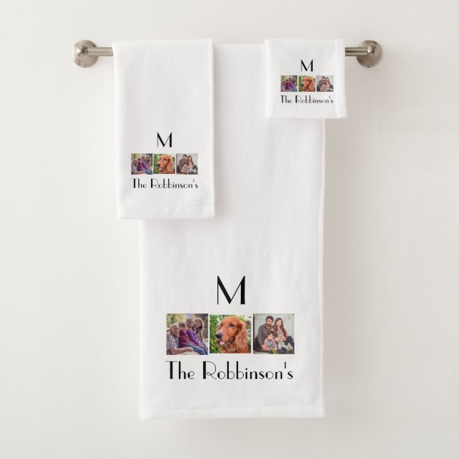 Photo nom de famille modèle initial bain à (En situation)