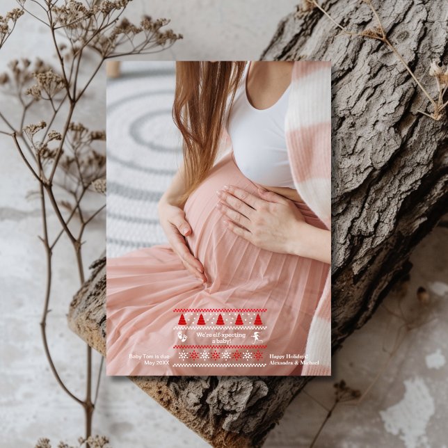 Photo Nous attendons une Faire-part de grossesse (Créateur téléchargé)