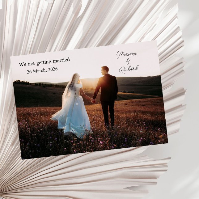 Photo : Nous Nous Marions Faire-part (Créateur téléchargé)