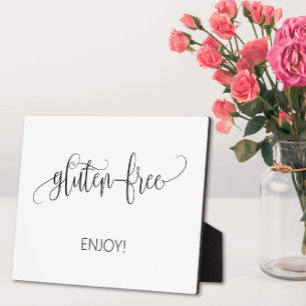 Photo Panneau sans gluten Plaque de plateau avec Easel
