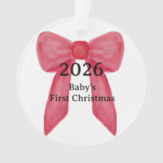 Photo personnalisé Premier Noël de bébé ANNÉE Ruba