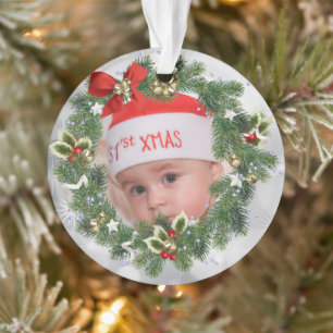 Photo personnalisée 1er Noël