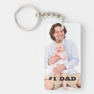 Photo personnalisée à deux côtés #1 Papa Père Cade