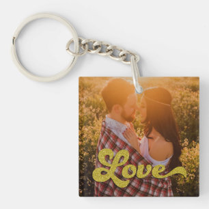 Photo personnalisée avec superposition d'amour en