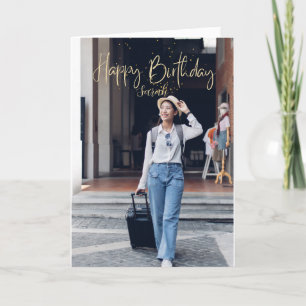 Photo personnalisée Bonne carte d'anniversaire