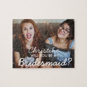 Photo personnalisée Bridesmaid Proposition Puzzle 