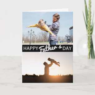 Photo personnalisée - Carte de Fête des pères heur