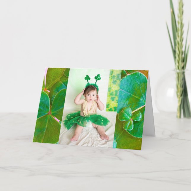 Photo personnalisée Carte de la Saint Patrick (Devant)