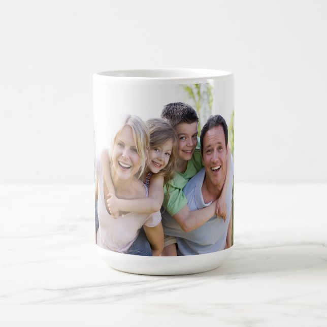 Photo personnalisée Chaleur sensible Morpher Mug (Centre)