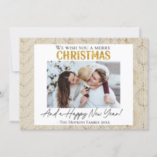 Photo personnalisée Chandail de la carte Noël