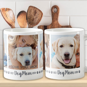 Photo personnalisée Chien Maman Café Mug