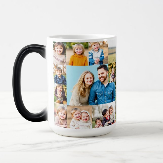Photo personnalisée Collage Mug (Gauche)