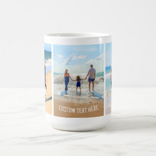 Photo personnalisée Collage Texte Mug Cadeau Vos p