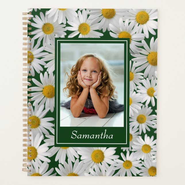 Photo personnalisée de la marguerite lumineuse - (Devant)