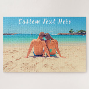 Photo personnalisée et Puzzle de texte Votre conce