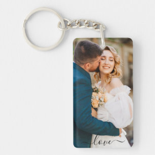 Photo personnalisée et texto Love Keepsaké