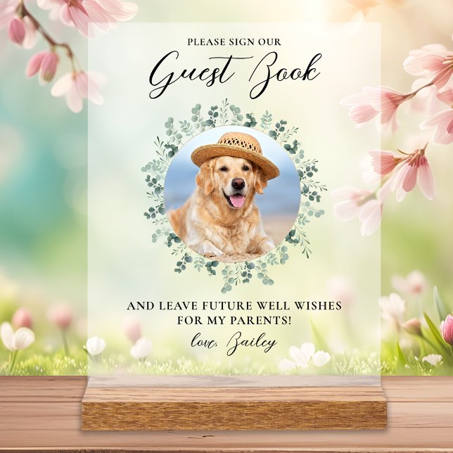 Photo personnalisée Eucalyptus Pet Mariage livre d (Créateur téléchargé)
