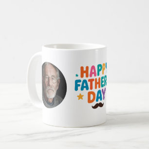 Photo personnalisée Happy Fête des pères Mug