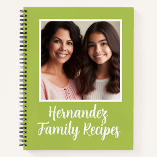 Photo personnalisée Livre de recettes de la famill
