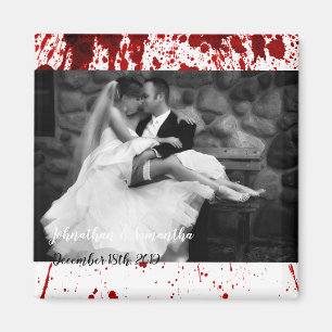 Photo personnalisée Magnet Splatter de sang Vampir