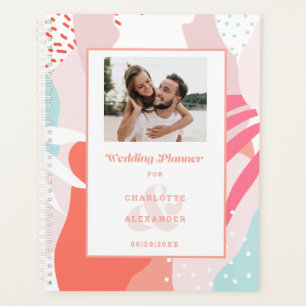 Photo personnalisée Memphis Motif Mariages mensue