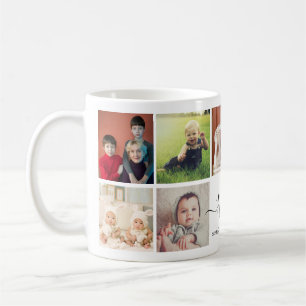 Photo personnalisée Nana Collage Mug - Cadeau pour