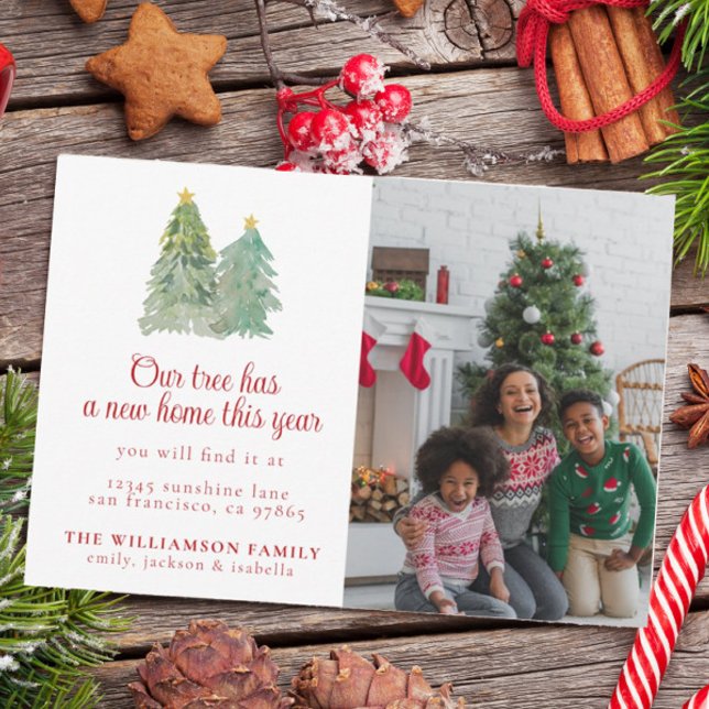 Photo personnalisée Noël vacances Faire-part de dé (Créateur téléchargé)