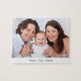 Photo personnalisée Nom personnalisé Jigsaw Puzzle