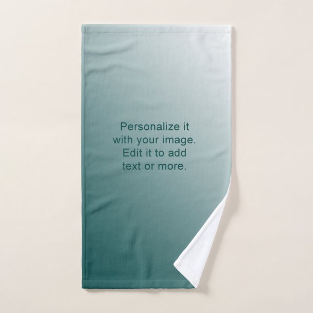 Photo personnalisée oeuvre Ajouter le nom Slogan (Serviette à main)