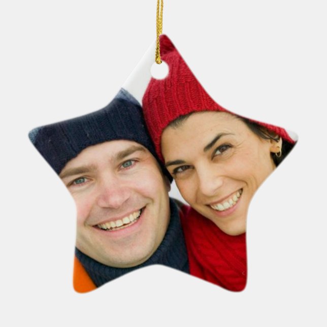 Photo personnalisée Ornements de Noël (Devant)