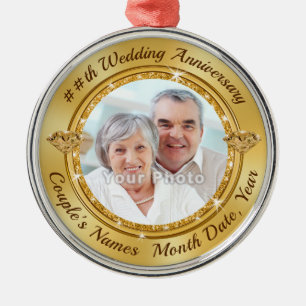 Photo personnalisée, ornements Mariages de l'anni