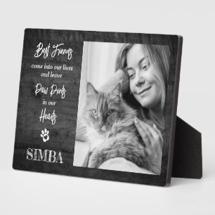 Photo personnalisée Plaque commémorative pour anim