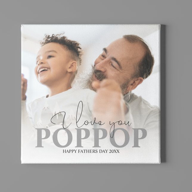 Photo personnalisée Poppop Plaque (Créateur téléchargé)