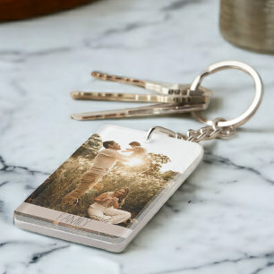 Photo personnalisée + Porte - clé Acrylique d'un