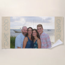 Photo personnalisée serviette de plage - cadeau pe