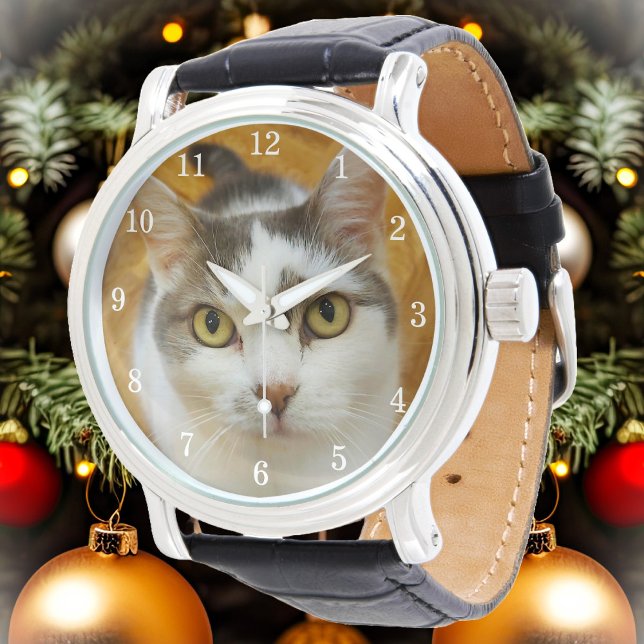 Photo personnalisée Simple Elégante Montre personn (Créateur téléchargé)